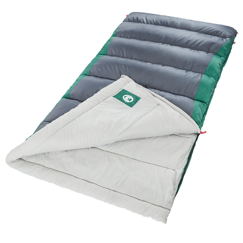 Coleman Autumn Glen™ Big & Tall Sleeping Bag – 40°F | Lightweight Coletherm® Insulated Rectangular Sleeping Bag