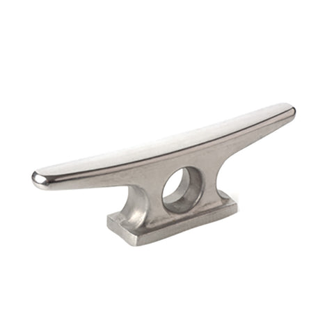 Sea-Dog 10" Large Weldable Cleat – Cast 356-T6 Aluminum | Heavy-Duty Weld-On Marine Dock Cleat for Boats, Docks & Yachts