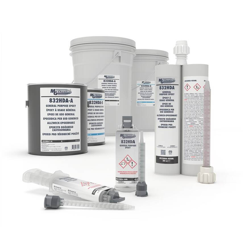 MG Chemicals 832HDA Black 1:1 Epoxy Potting Compound