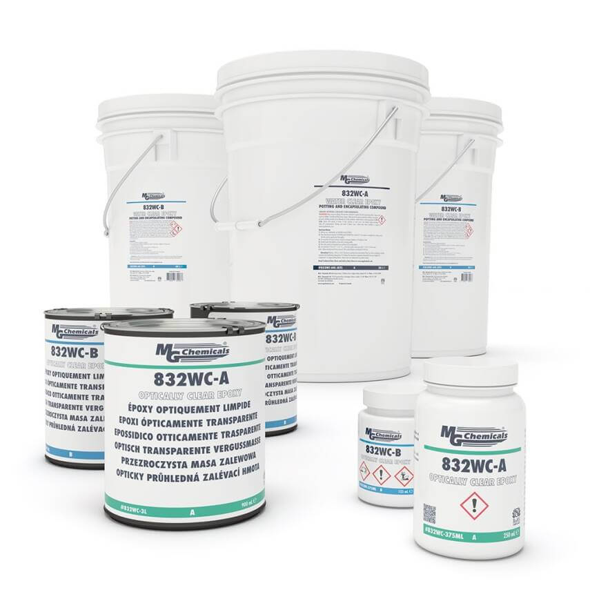 MG Chemicals 832WC Water Clear Epoxy Potting & Encapsulating Compound